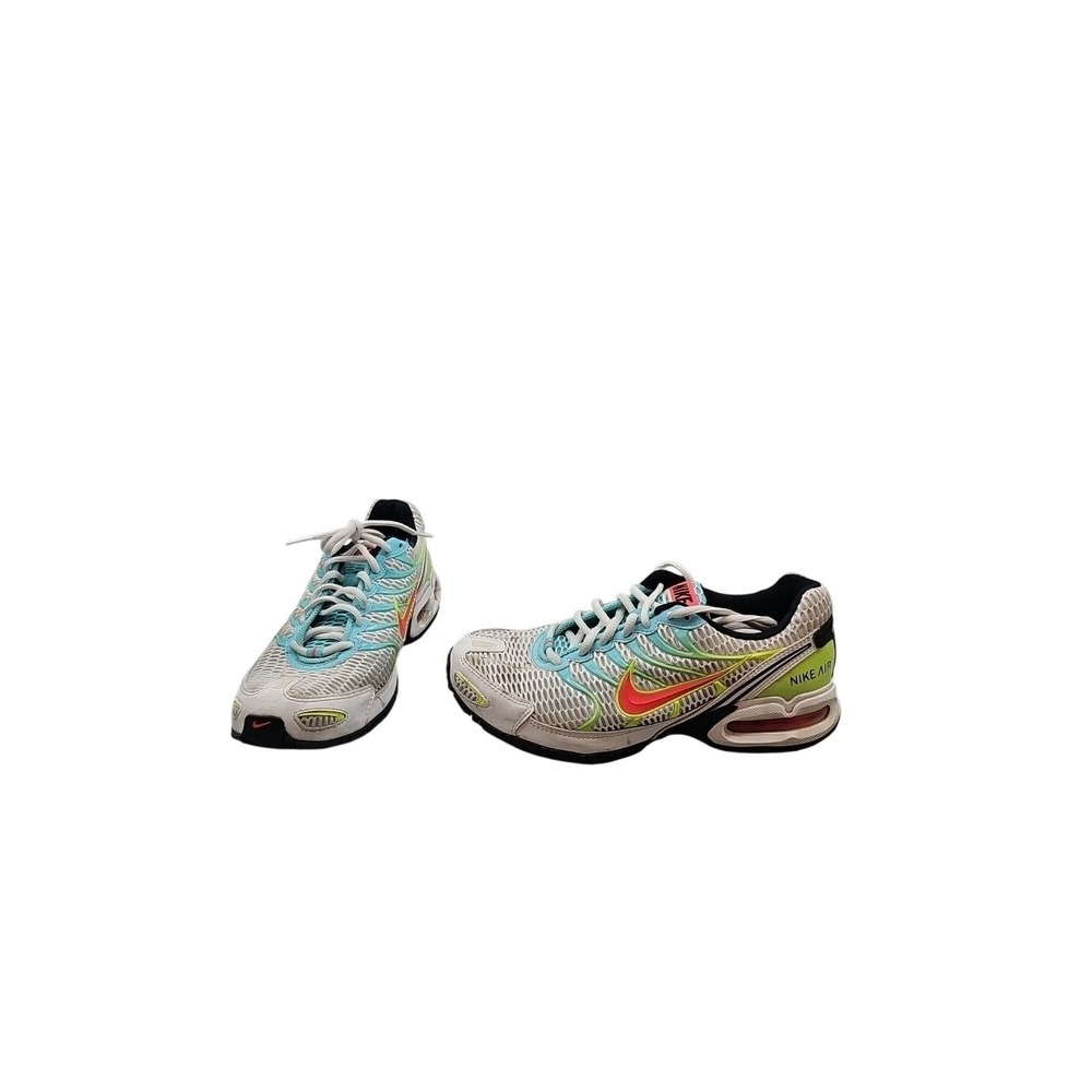 Nike Air Max Torch 4 Sneakers Womens Size 9 White Volt Laser Crimson Running
